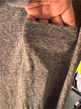 Cozy Heathered Gray Pocket Tee